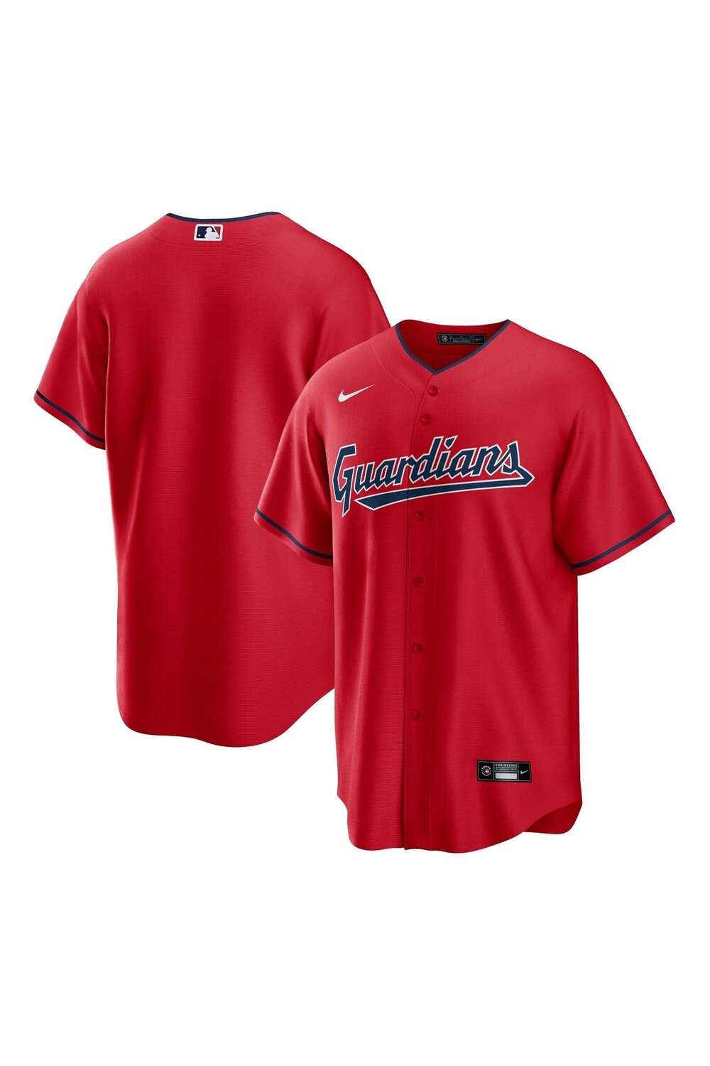 

Официальная копия альтернативной майки Cleveland Guardians Nike, красный