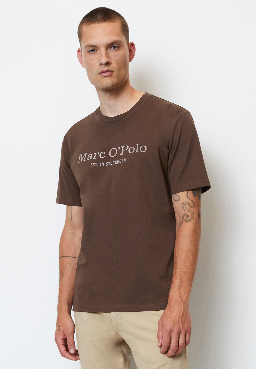 

Футболка с принтом Marc O'Polo, коричневый