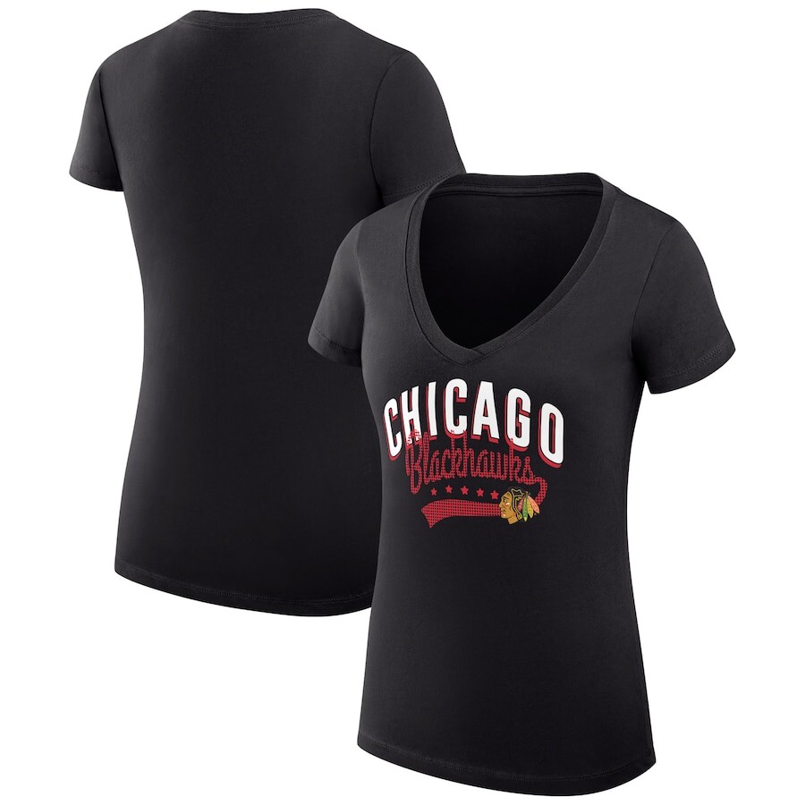 

Футболка с коротким рукавом G-III 4Her by Carl Banks Chicago Blackhawks, черный