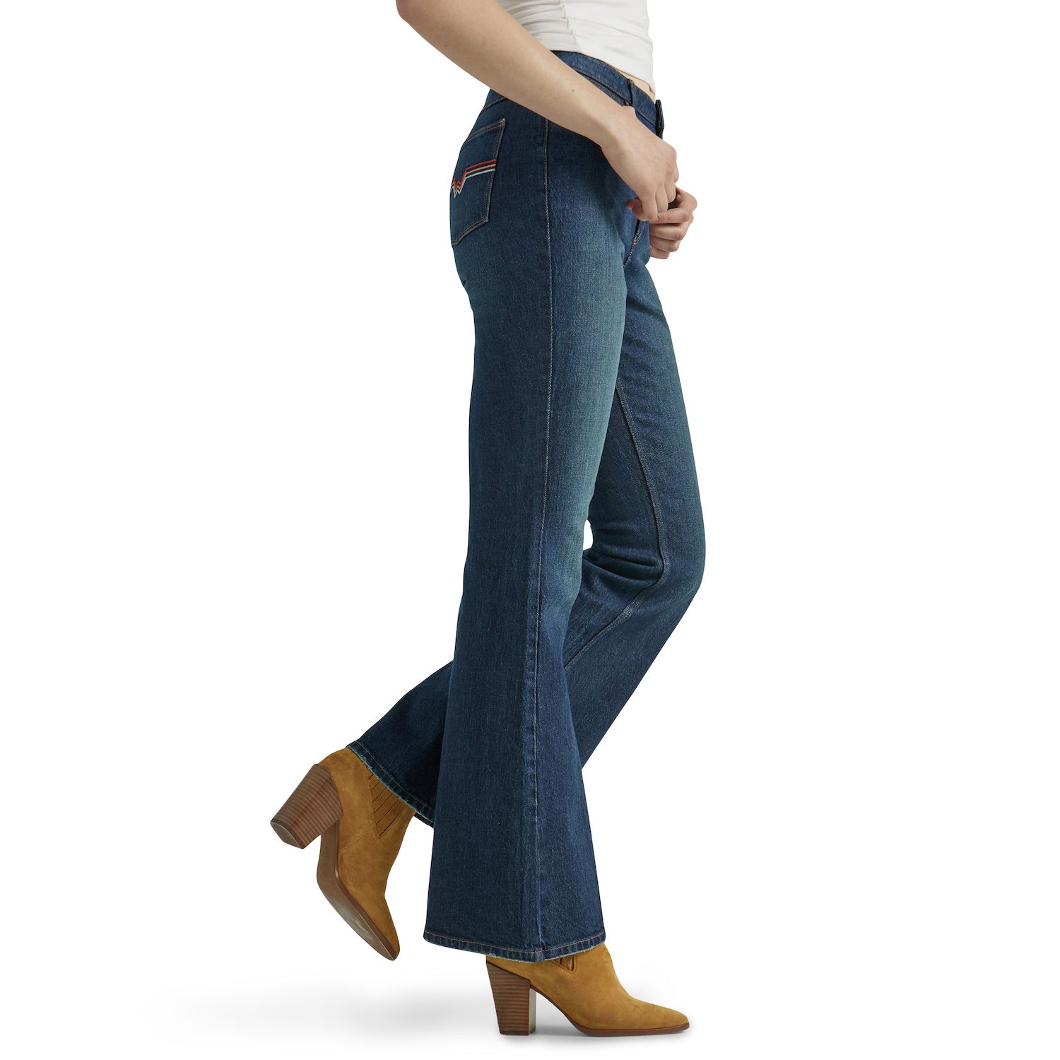 Женские расклешенные джинсы Wrangler стрейч и вельвет Wrangler meadow view resort