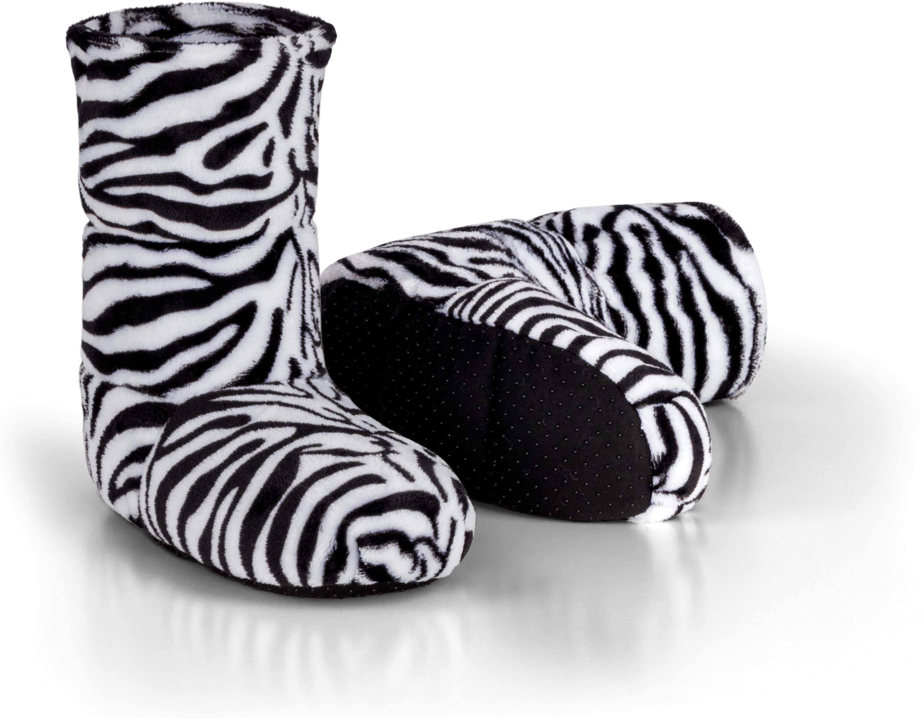 Тапочки normani Körnerpantoffeln für die Mikrowelle, цвет Zebra