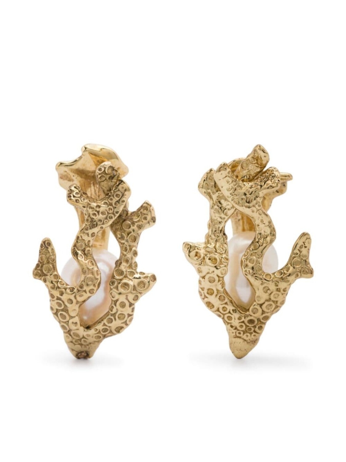 

Серьги с коралловым жемчугом ALEMAIS, золотой