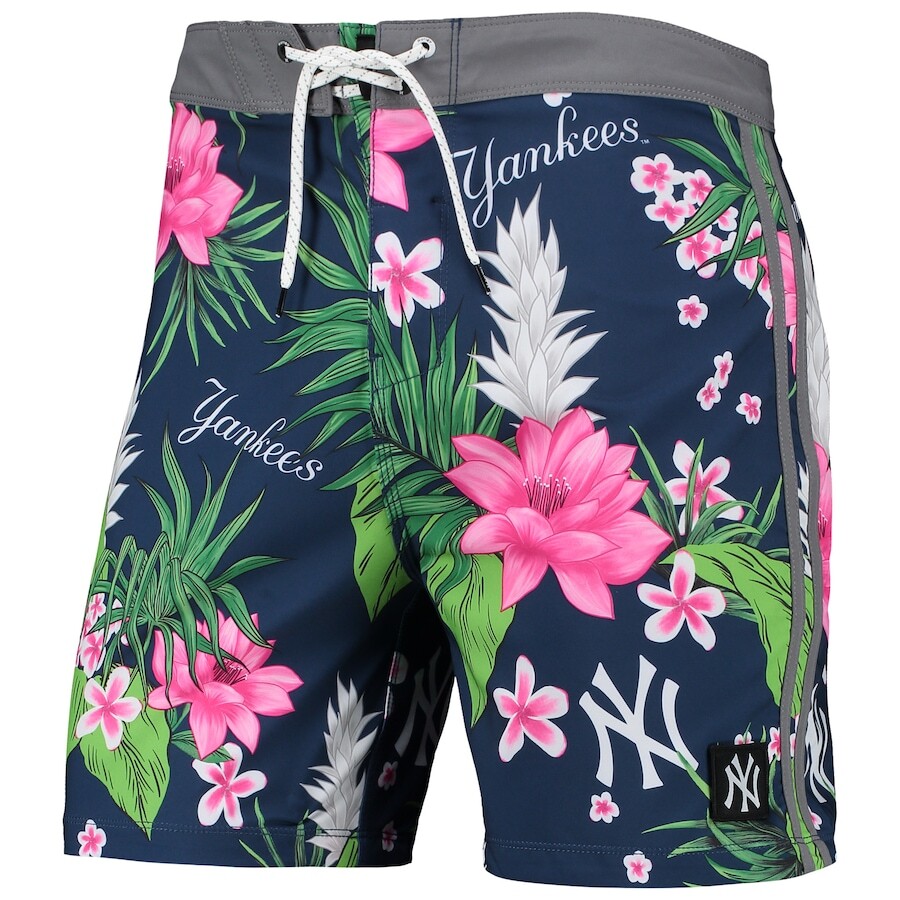 

Пляжные шорты Hurley x '47 New York Yankees, нави
