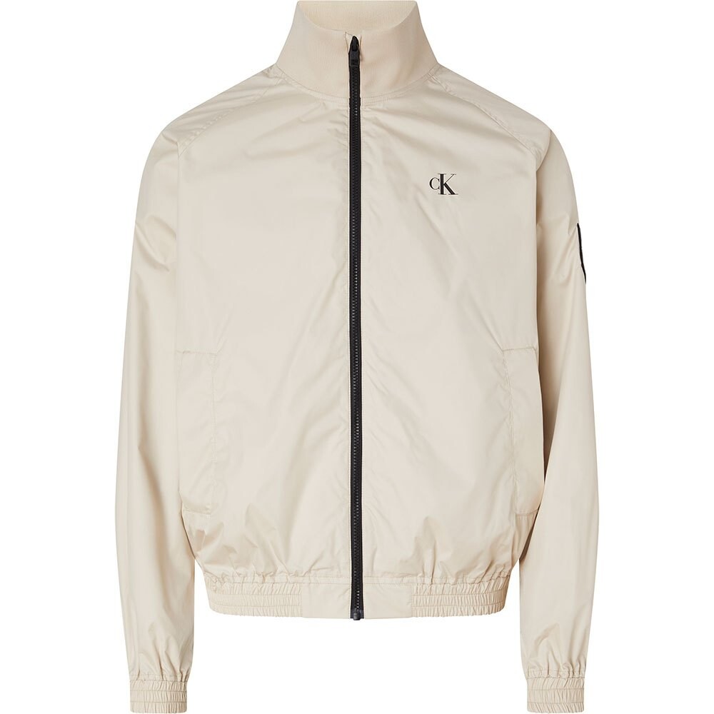 

Куртка Calvin Klein Jeans Unpadded Harrington, бежевый