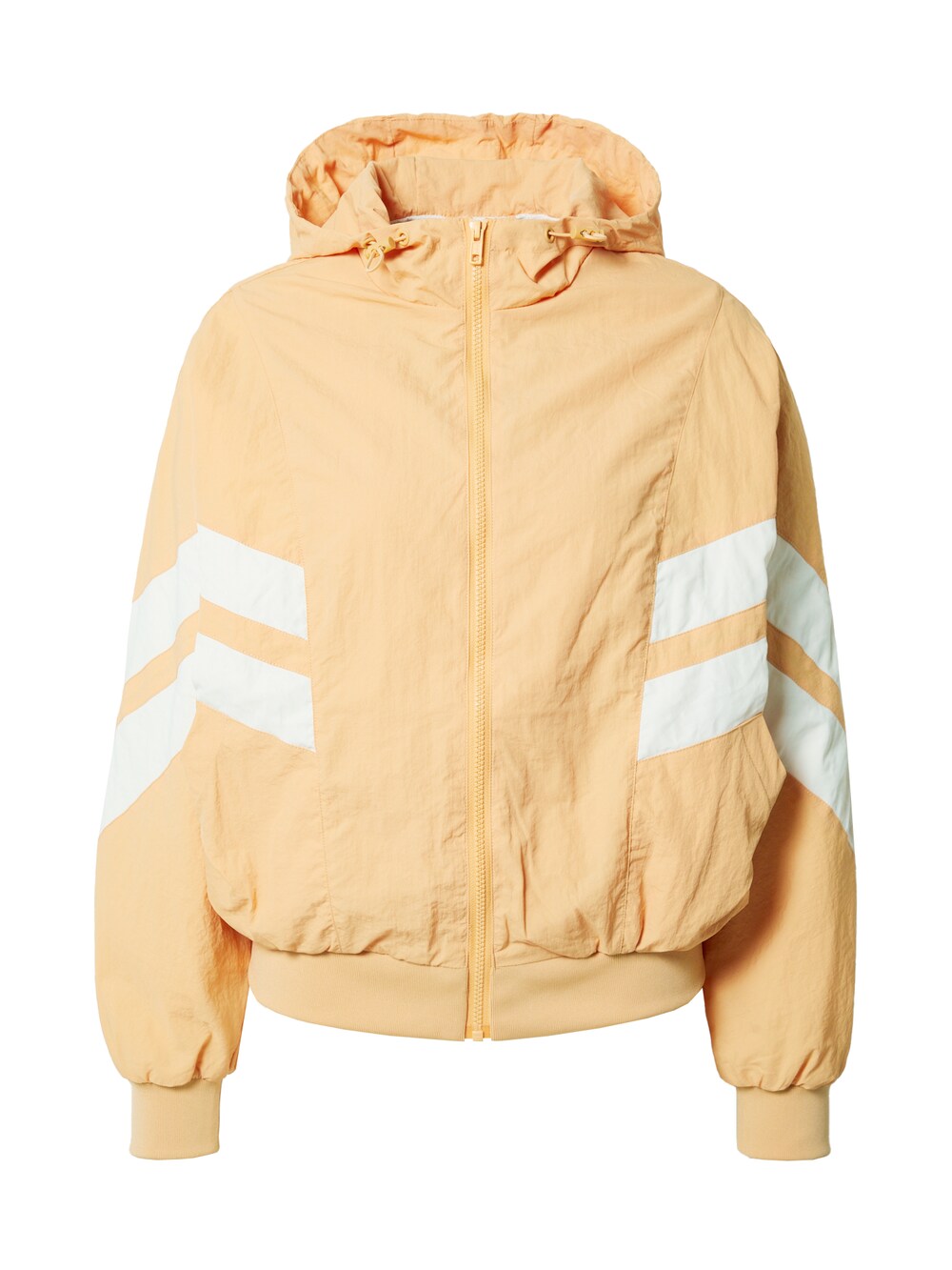 Межсезонная куртка Urban Classics Crinkle Batwing, пастельно-оранжевый куртка urban classics crinkle batwing оранжевый