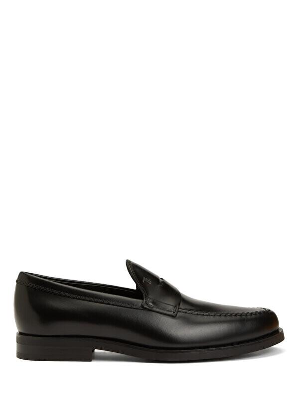 

Черные мужские кожаные лоферы с логотипом Tod's