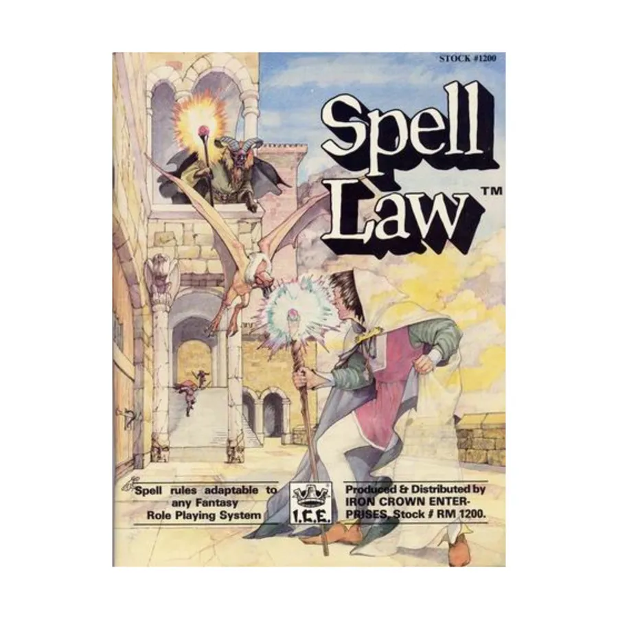 

Spell Law (2nd Edition, 1st Printing), Rolemaster (2nd Edition), мягкая обложка