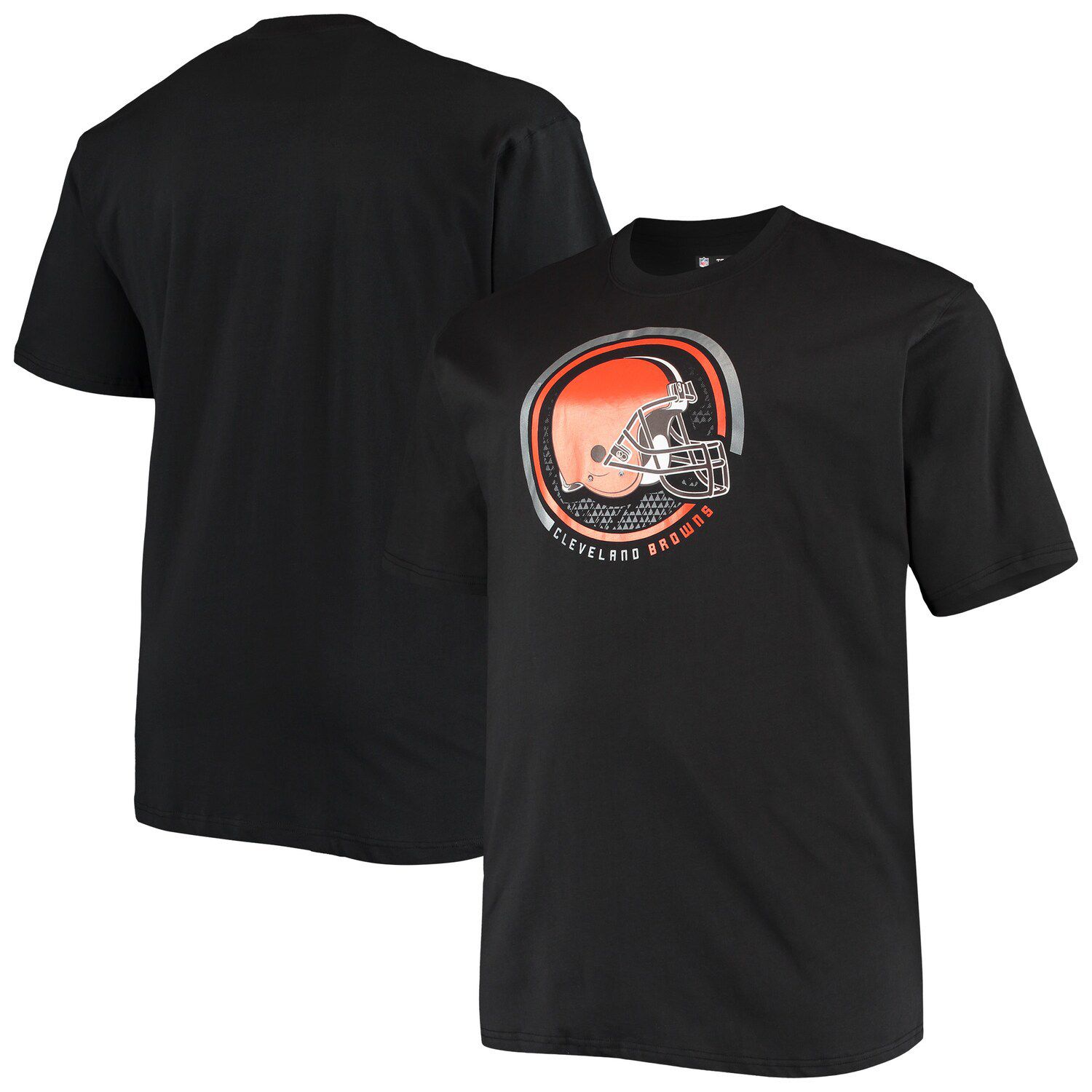 

Мужская черная фирменная футболка Cleveland Browns Big & Tall Color Pop Fanatics, Черный, Мужская черная фирменная футболка Cleveland Browns Big & Tall Color Pop Fanatics