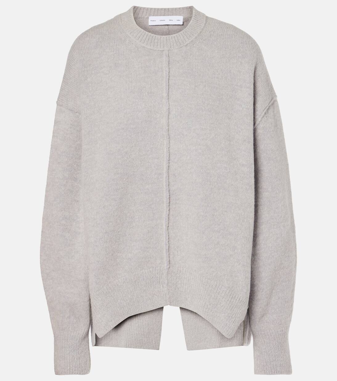 

Белый лейбл свитер Kellen Proenza Schouler, цвет light grey