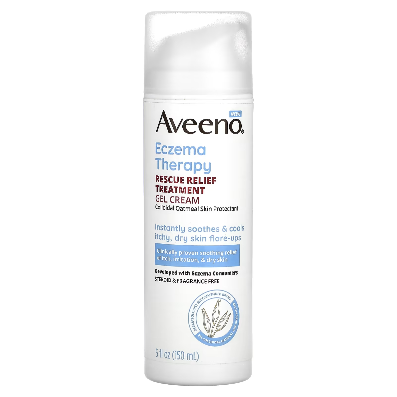 Средство Aveeno Eczema Therapy Rescue Relief Treatment для защиты кожи, 150 мл цена и фото