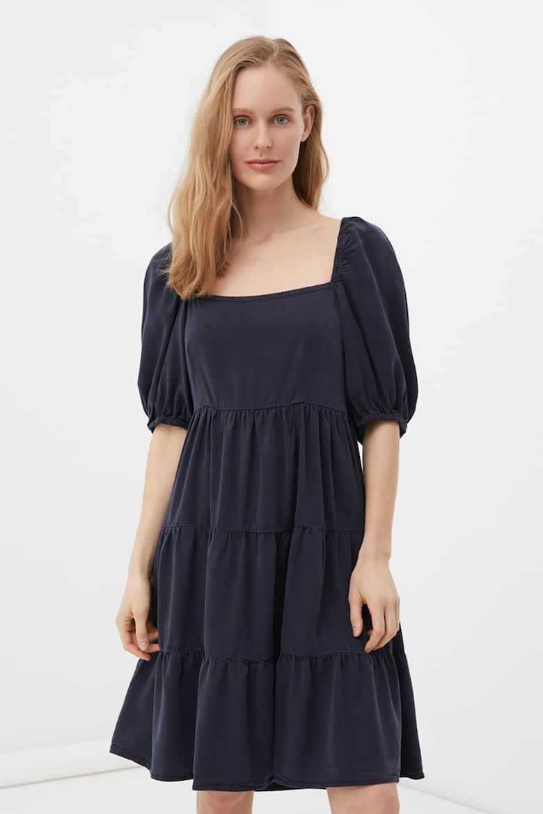 вырезное платье с боковыми карманами concept a trois черный Вырезное платье с боковыми карманами Finn Flare, синий