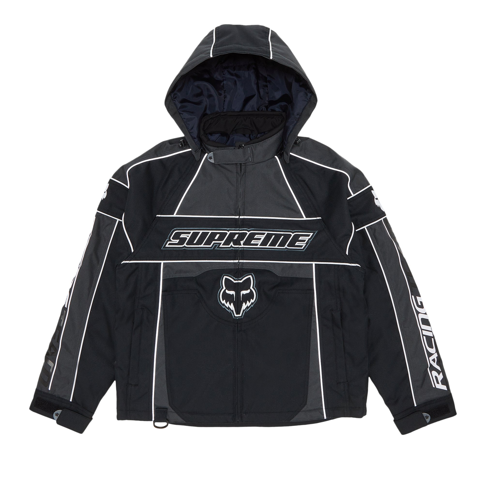 Куртка Supreme x Fox Racing, черная