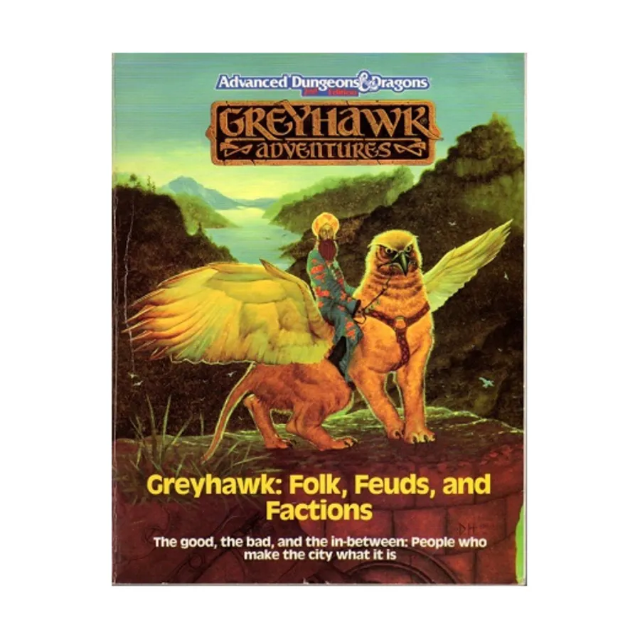 

City of Greyhawk - Folk, Feuds, and Factions Book Only!, Greyhawk (TSR), мягкая обложка