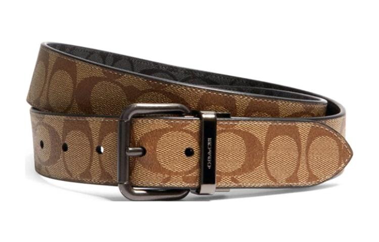 

Мужской кожаный ремень COACH, 5951-QBRMO gift box
