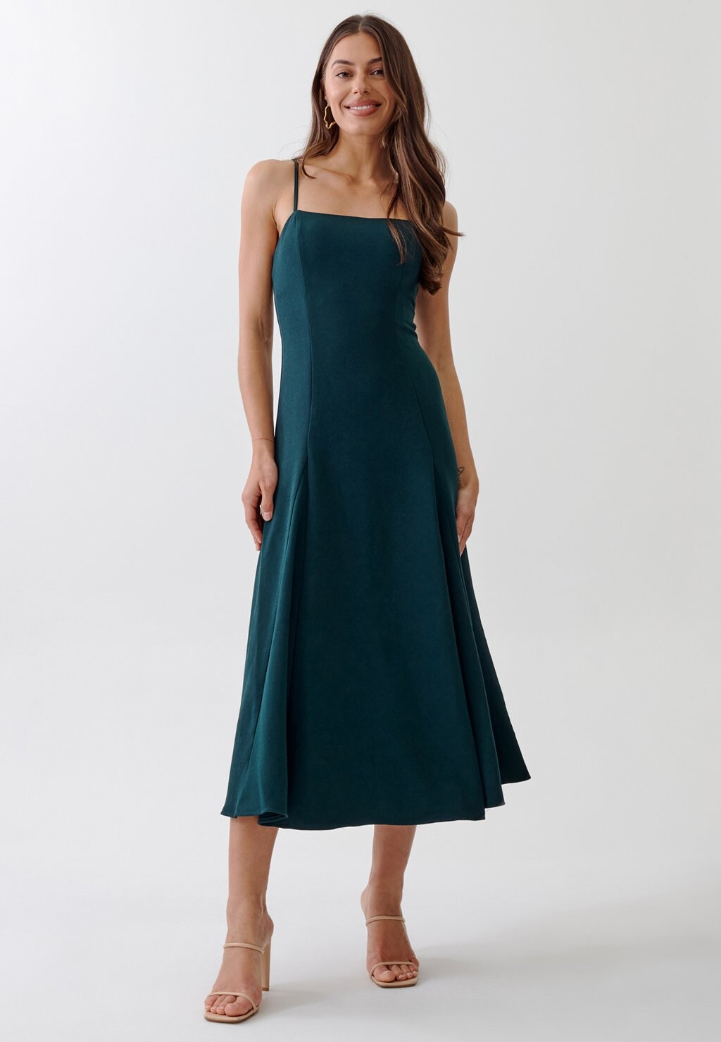 

Платье летнее Amal Midi TUSSAH, цвет emerald