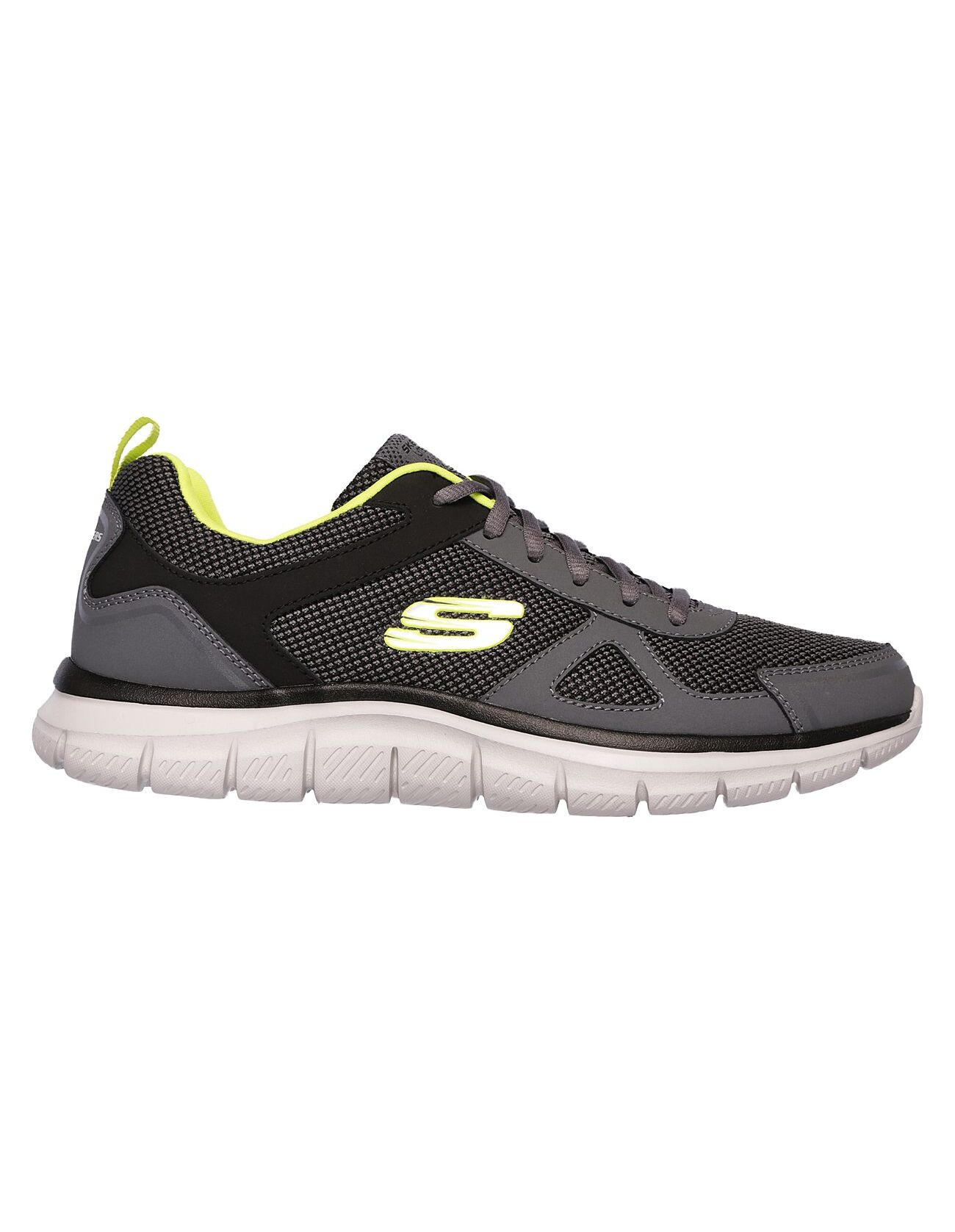Низкие кроссовки Skechers Track Bucolo, цвет charcoal/lime кроссовки низкие track skechers wide fit цвет charcoal black