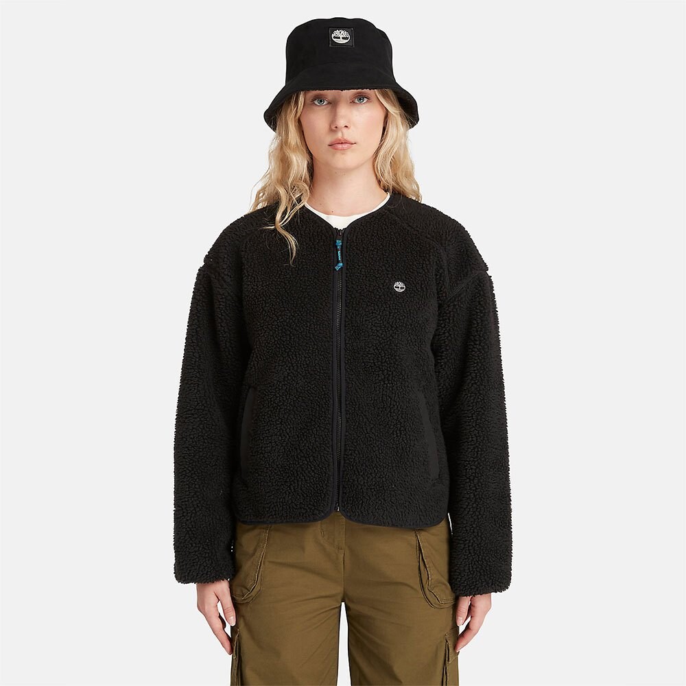 

Куртка Timberland Sherpa Fleece Bomber, черный