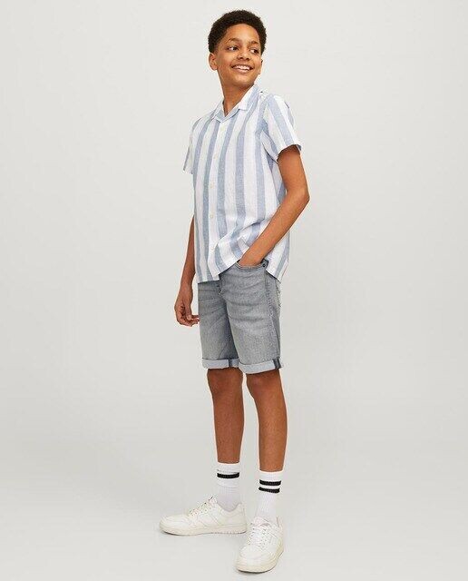 Джинсовые шорты для мальчика Jack & Jones, серый