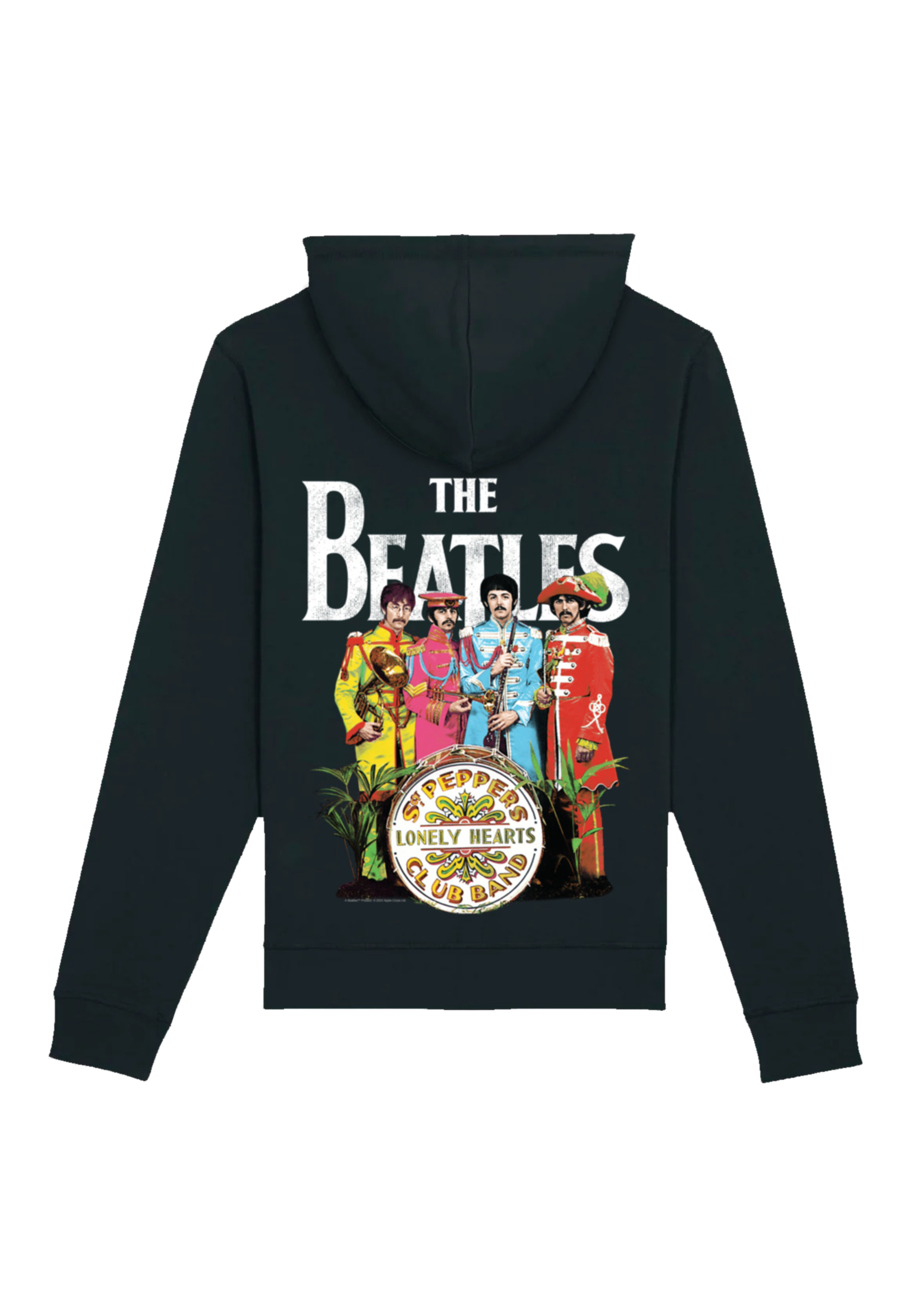 Пуловер F4NT4STIC Hoodie The Beatles Sgt Pepper, черный