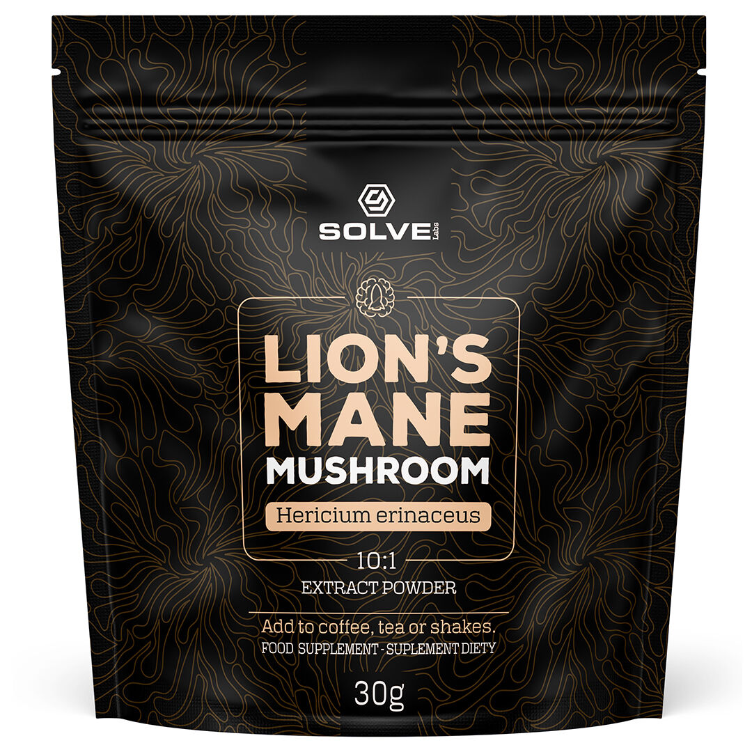 Бад с экстрактами грибов 10:1 Solve Labs Lion'S Mane, 30 гр