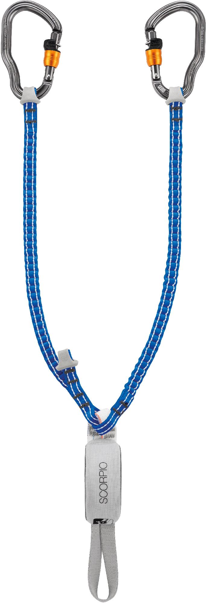 Ремешок для головокружения Скорпиона Petzl, синий базовый многоцелевой компактный подъемник petzl серый