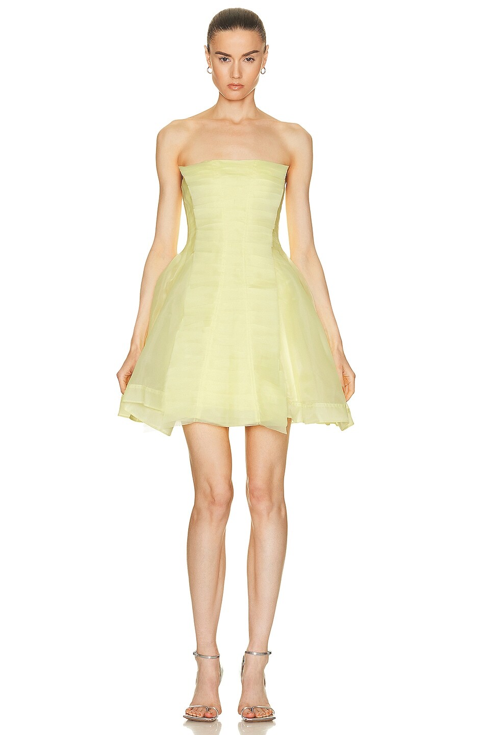 

Платье мини Aje Astrid Pleat Panel, цвет SOFT LEMON YELLOW