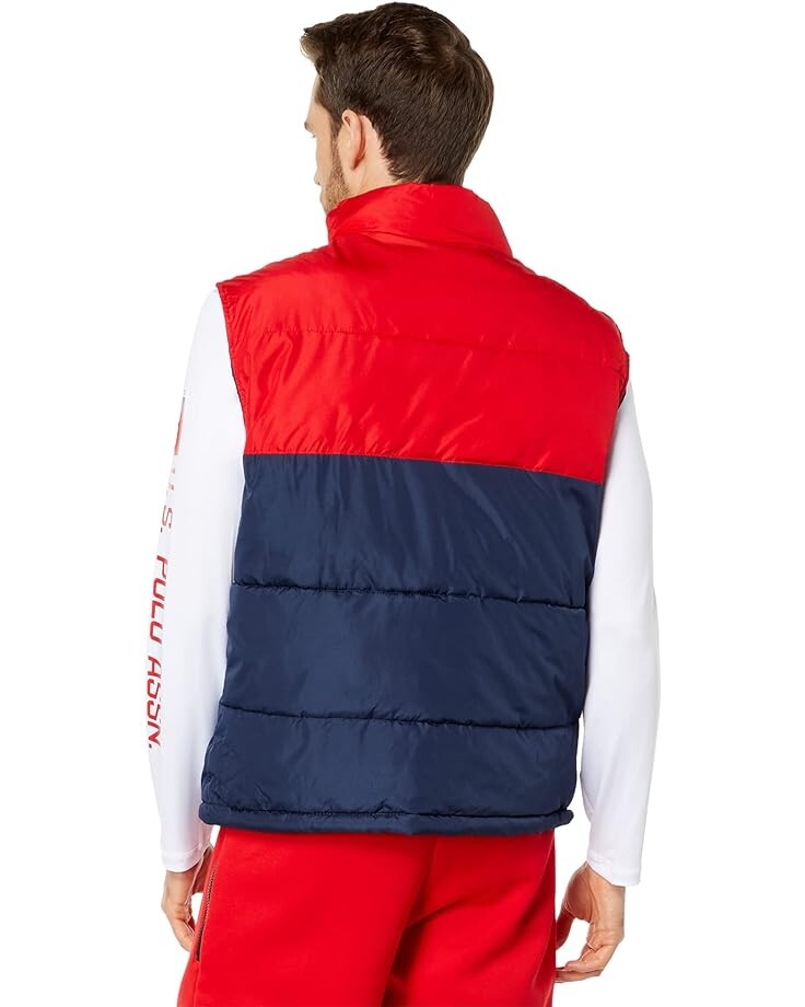 

Утепленный жилет U.S. POLO ASSN. Color-Block Puffer Vest, цвет Classic Navy