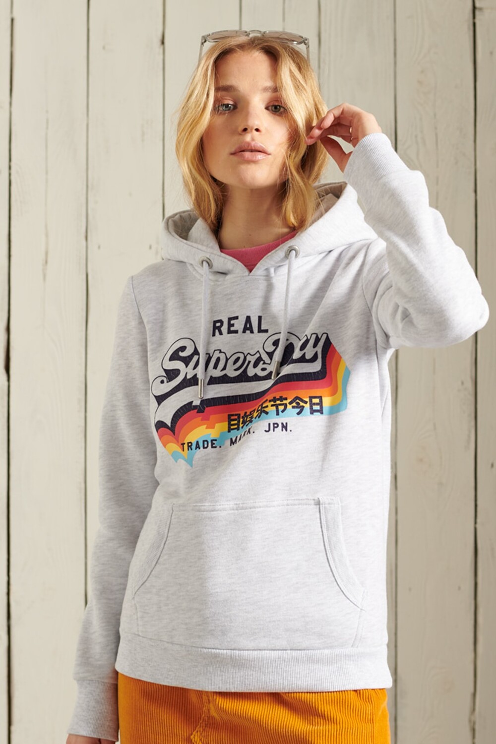

Толстовка - Белый - Классический крой SUPERDRY, белый