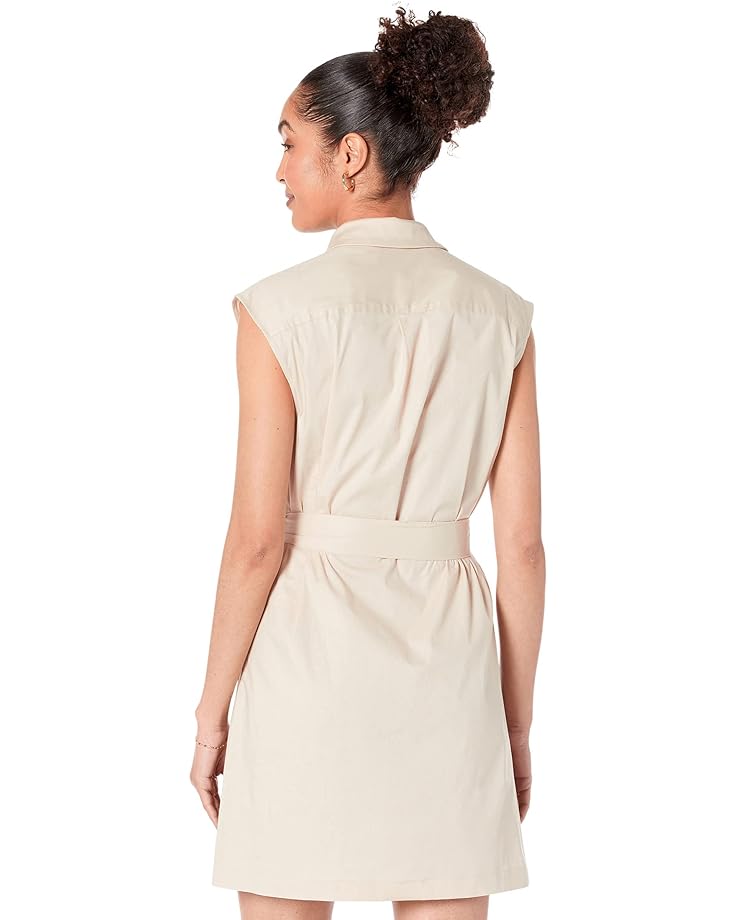 Платье Donna Morgan Utility Shirtdress, песочный цена и фото