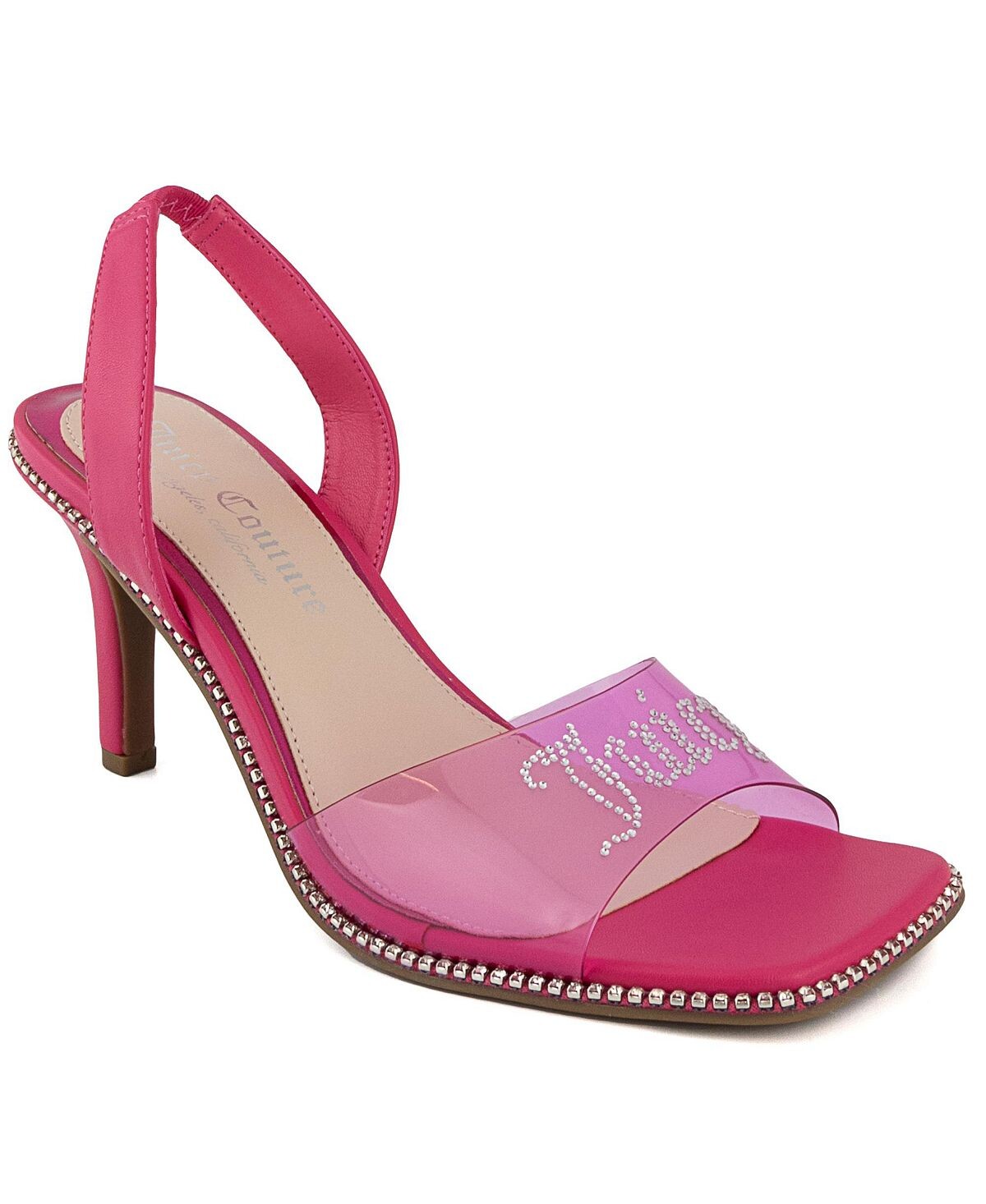 

Женские классические сандалии Greysi Lucite с ремешком Juicy Couture, розовый