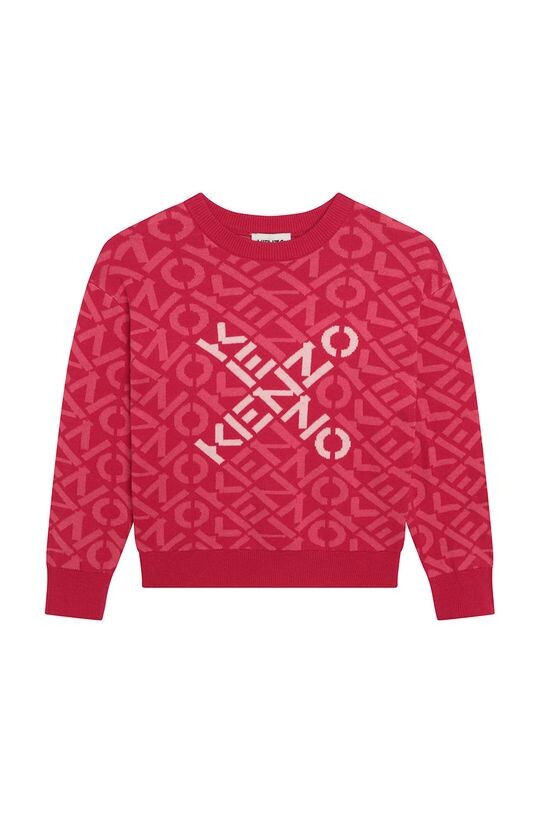 

Детский свитер Kenzo Kids, розовый