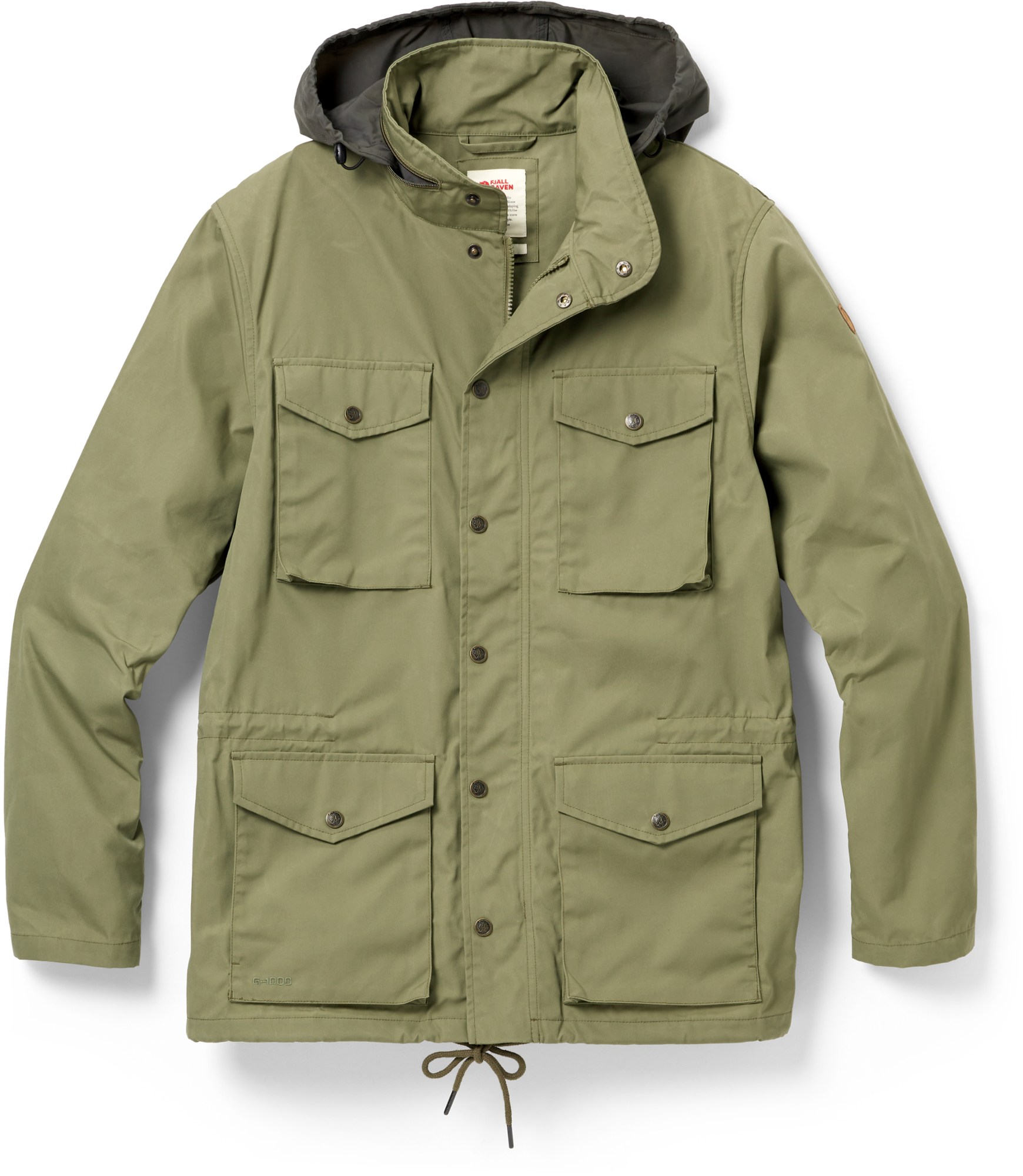 Куртка Ворон - Мужская Fjallraven, зеленый зимняя куртка greenland мужская fjallraven зеленый темно серый