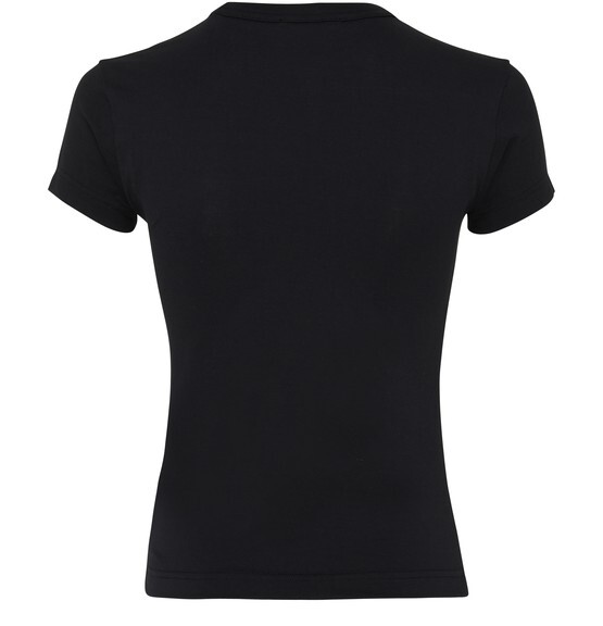 

Футболка Emmbar Face с короткими рукавами Acne Studios, черный