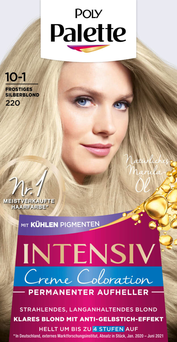 

Осветлитель для волос 220 Frosty Silver Blonde 1 шт. Poly Palette
