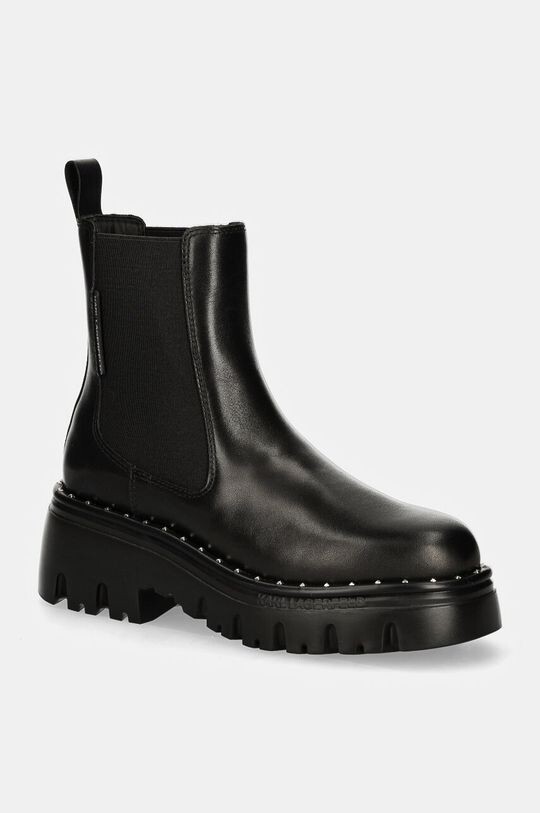

Кожаные ботинки челси KOMBAT Karl Lagerfeld, черный