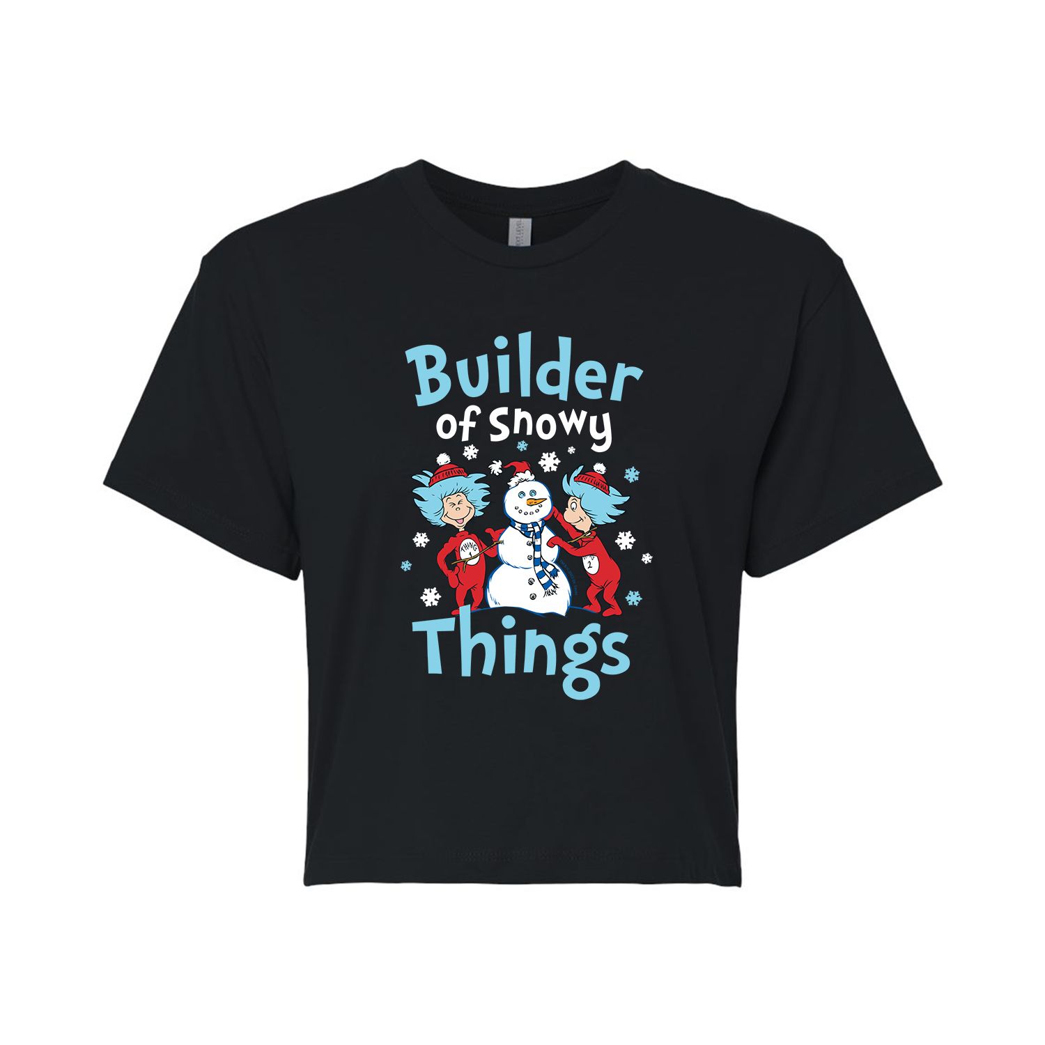 Укороченная футболка с рисунком Dr. Seuss Snowy Things для юниоров Licensed Character