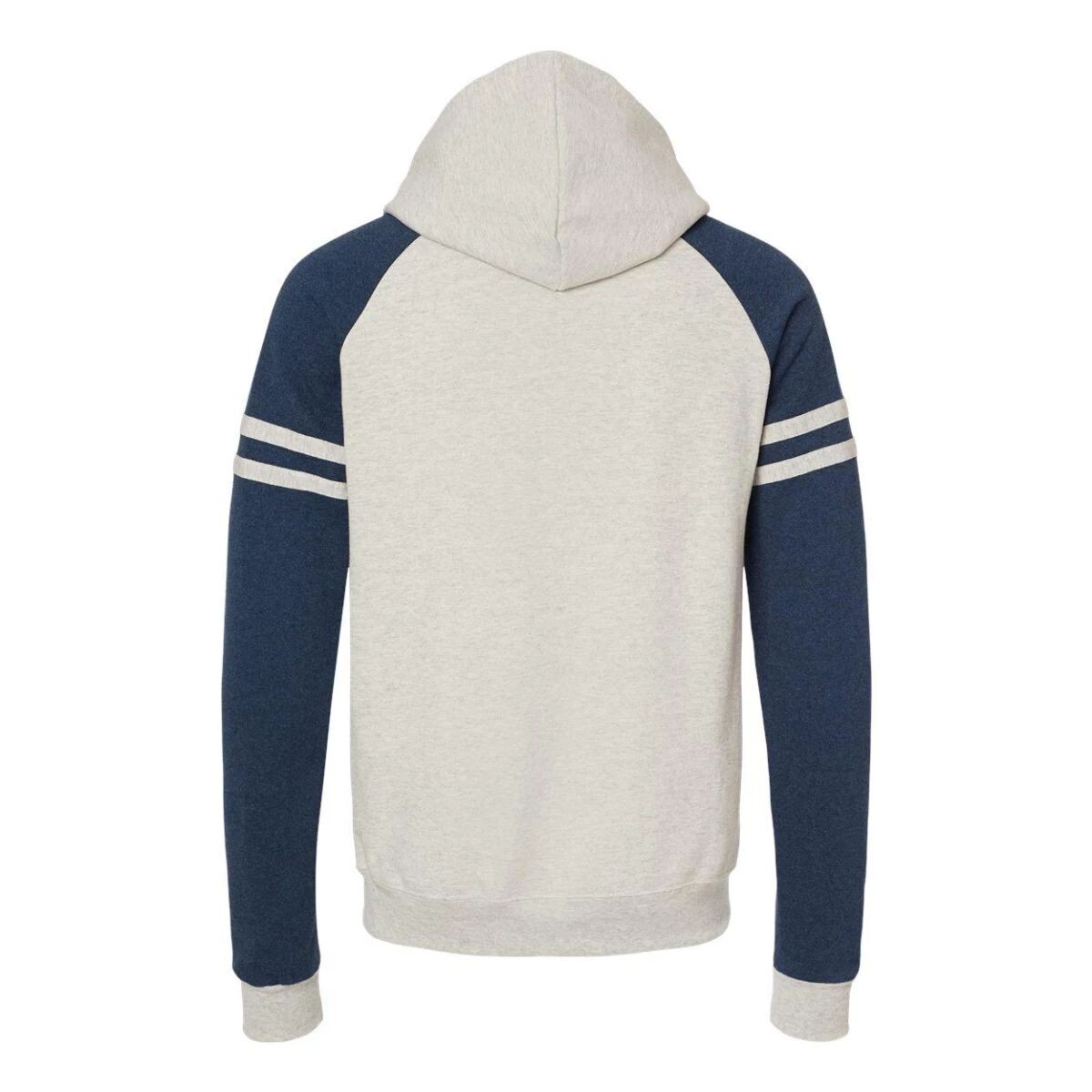 

Толстовка с капюшоном Nublend Varsity в стиле реглан с цветными блоками JERZEES