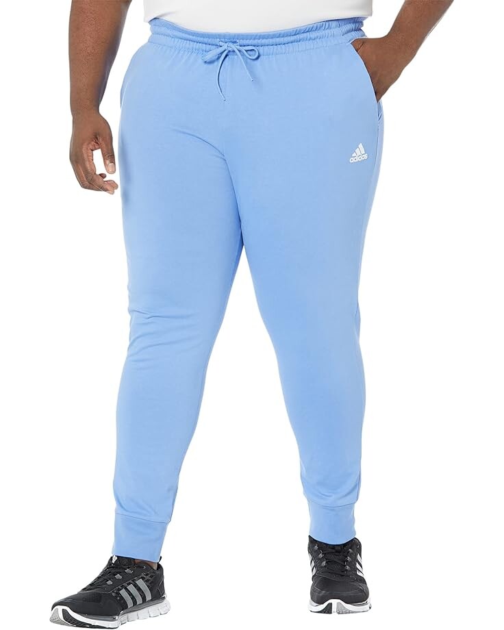 

Брюки adidas Big & Tall Essentials Single Jersey Tapered Cuff, синий