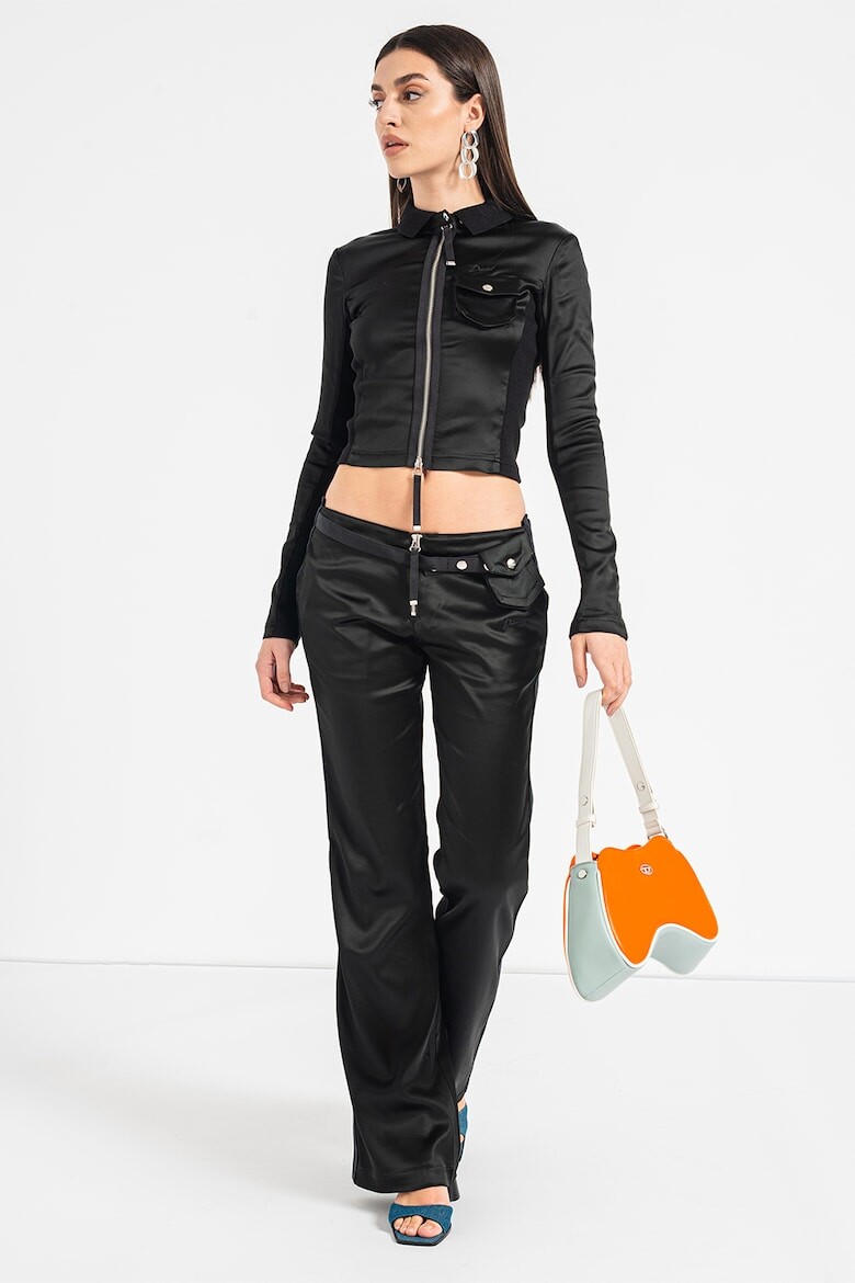 

Короткая куртка Sheila с атласным эффектом Diesel, черный
