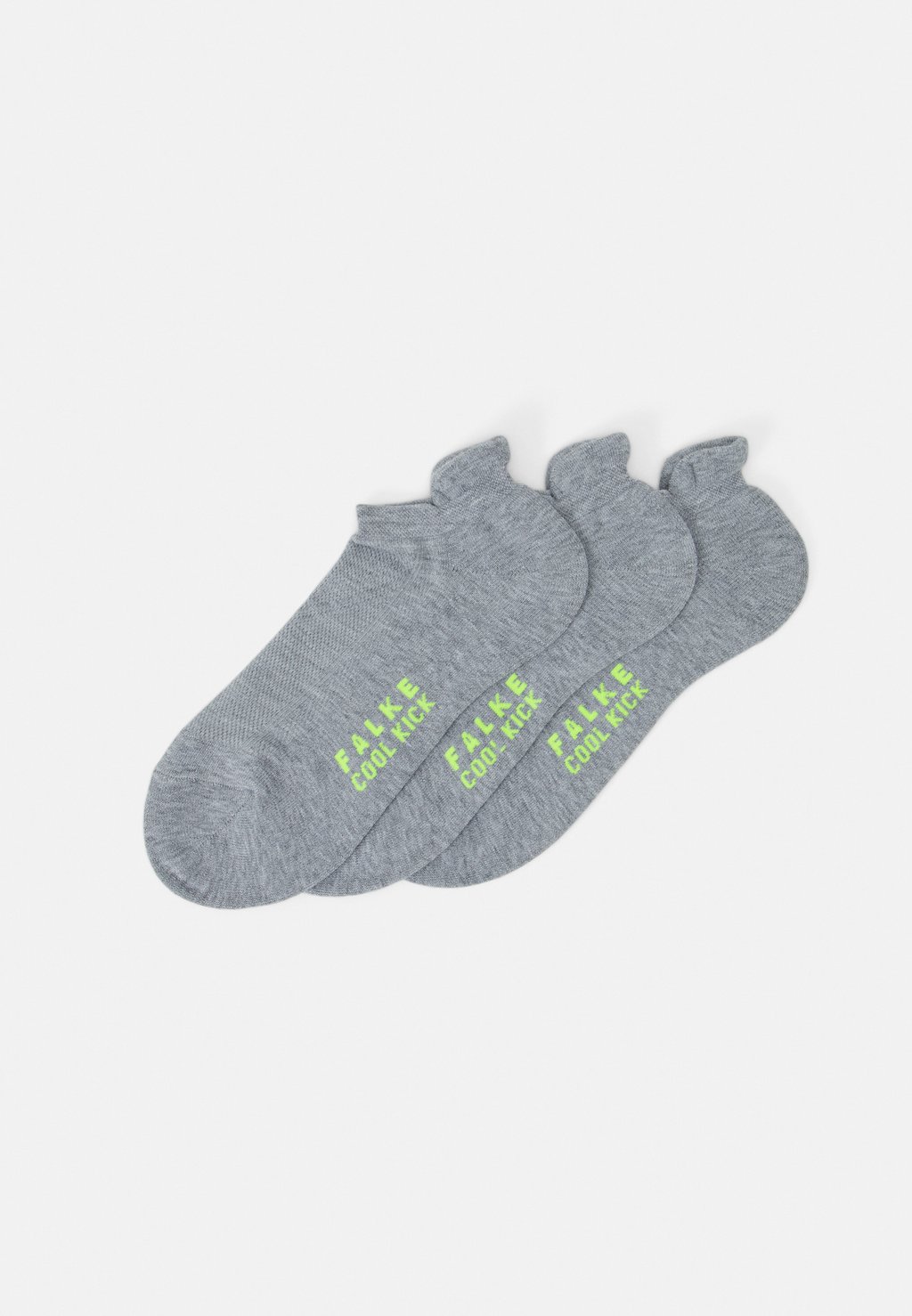 

Носки COOL KICK 3-PACK SNEAKER SOCKS UNISEX АНАТОМИЧЕСКАЯ ПЛЮШЕВАЯ ПОДОШВА FALKE, светло-серые