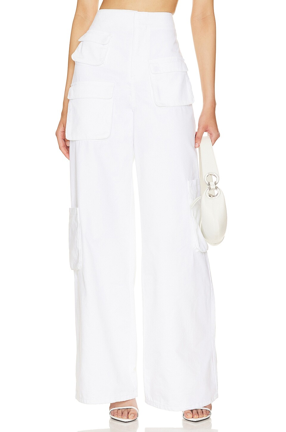 

Брюки AFRM Maxwell Parachute, цвет Bright White