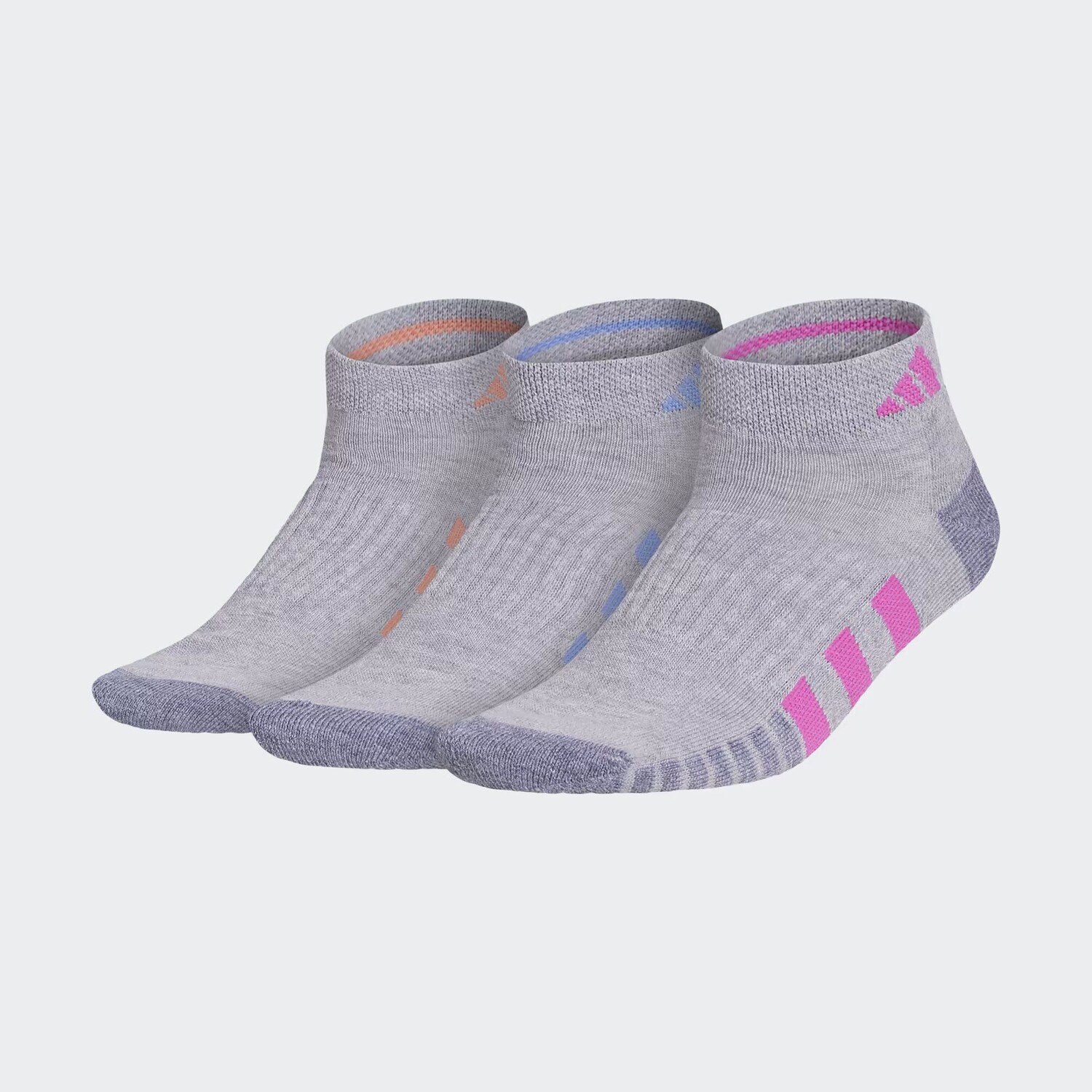 

Укороченные носки с мягкой подкладкой, 3 пары Adidas, Multicolor/Pop Purple Mel./Blue