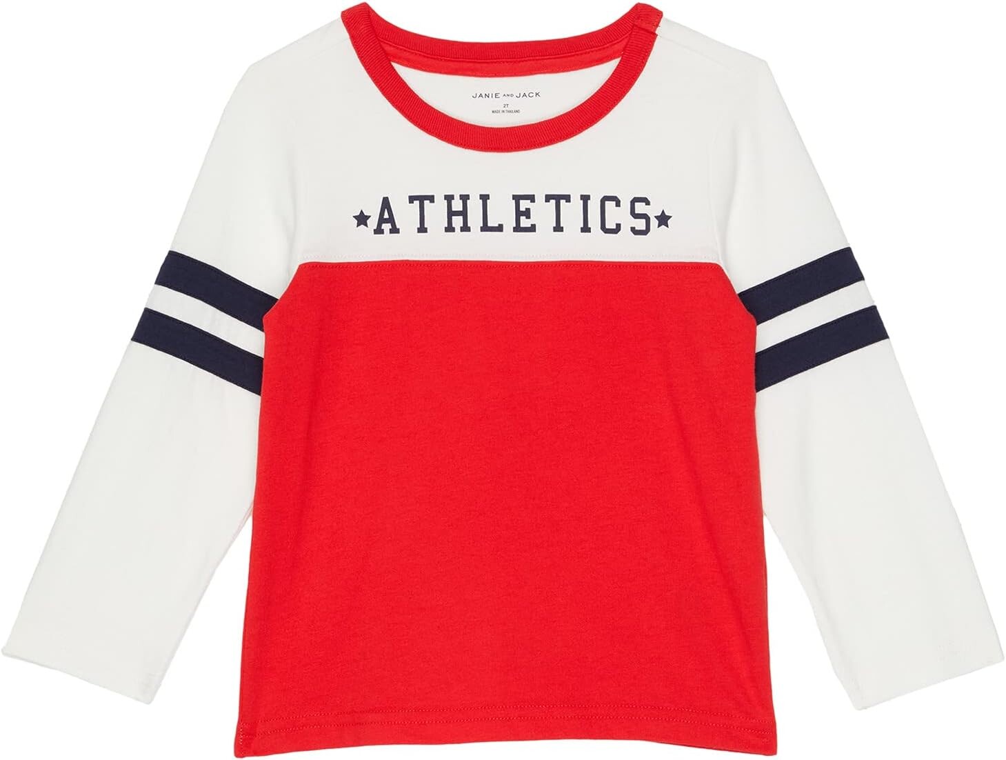 

Футболка Janie and Jack Varsity Graphic T-Shirt, белый