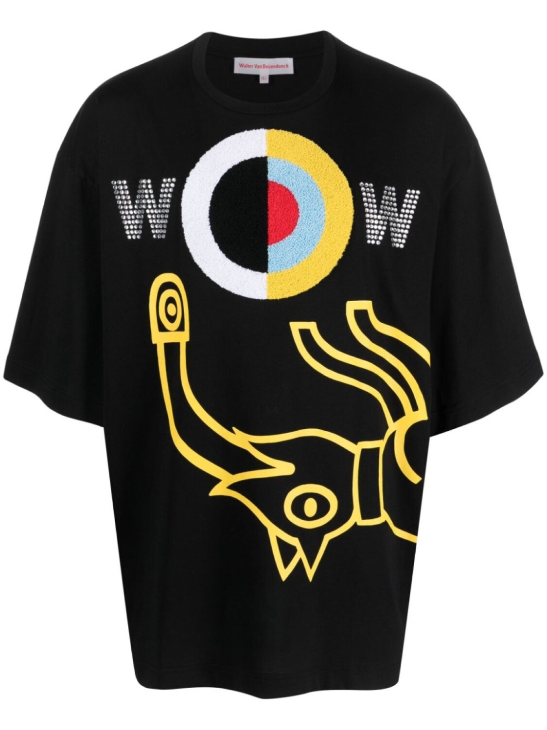 

Walter Van Beirendonck футболка Master с графичным принтом, черный