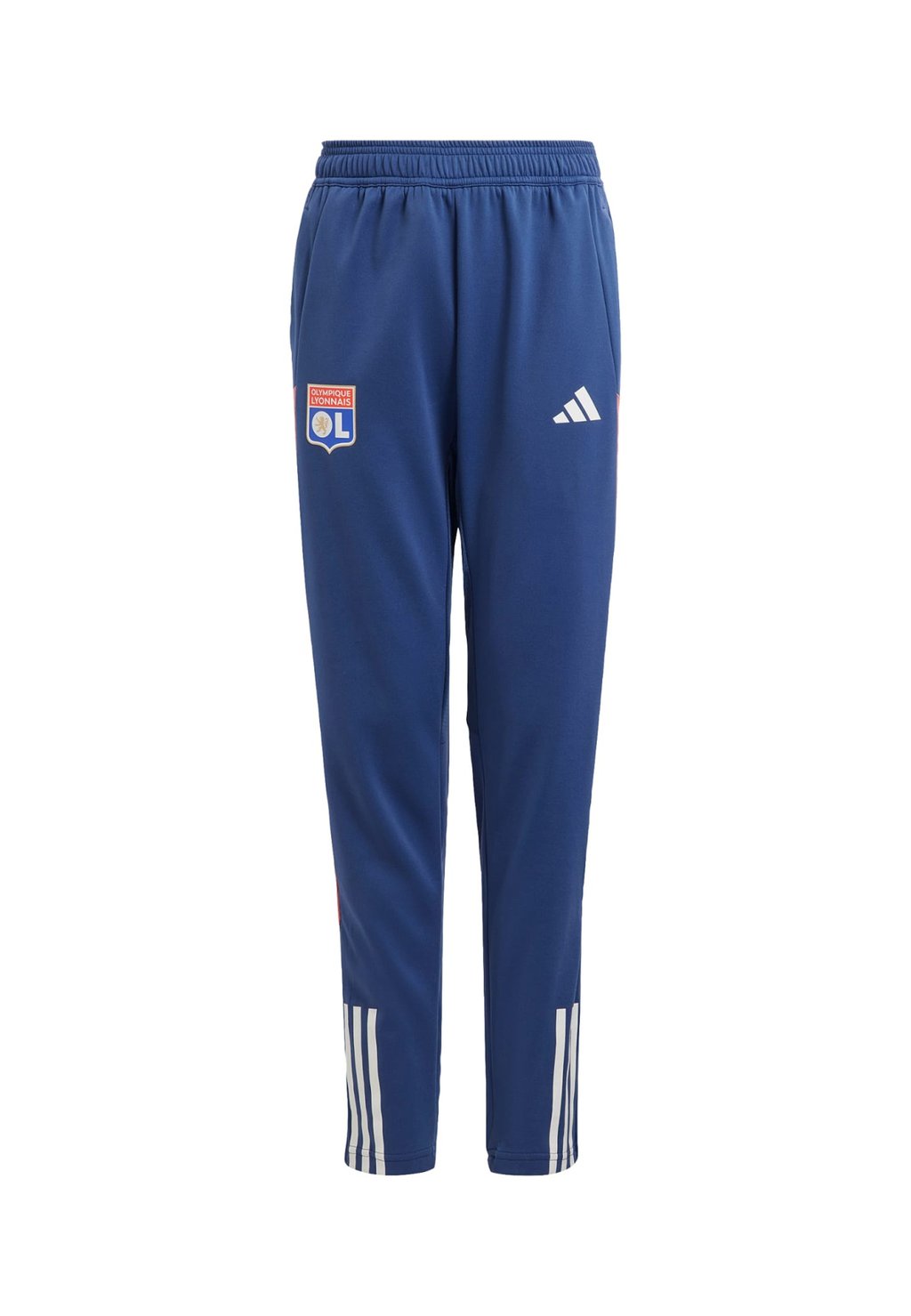 Спортивные брюки Olympique Lyon Training Adidas, цвет tech indigo hazy rose