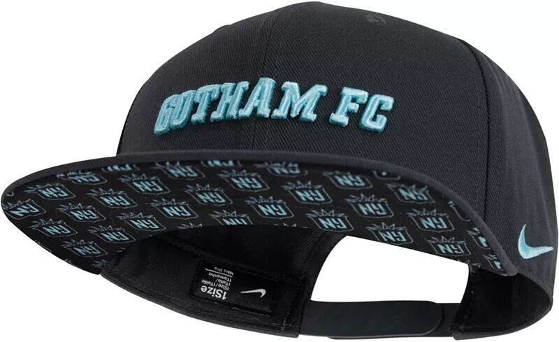 

Серая регулируемая кепка с застежкой Nike NJ/NY Gotham FC 2023 AOP