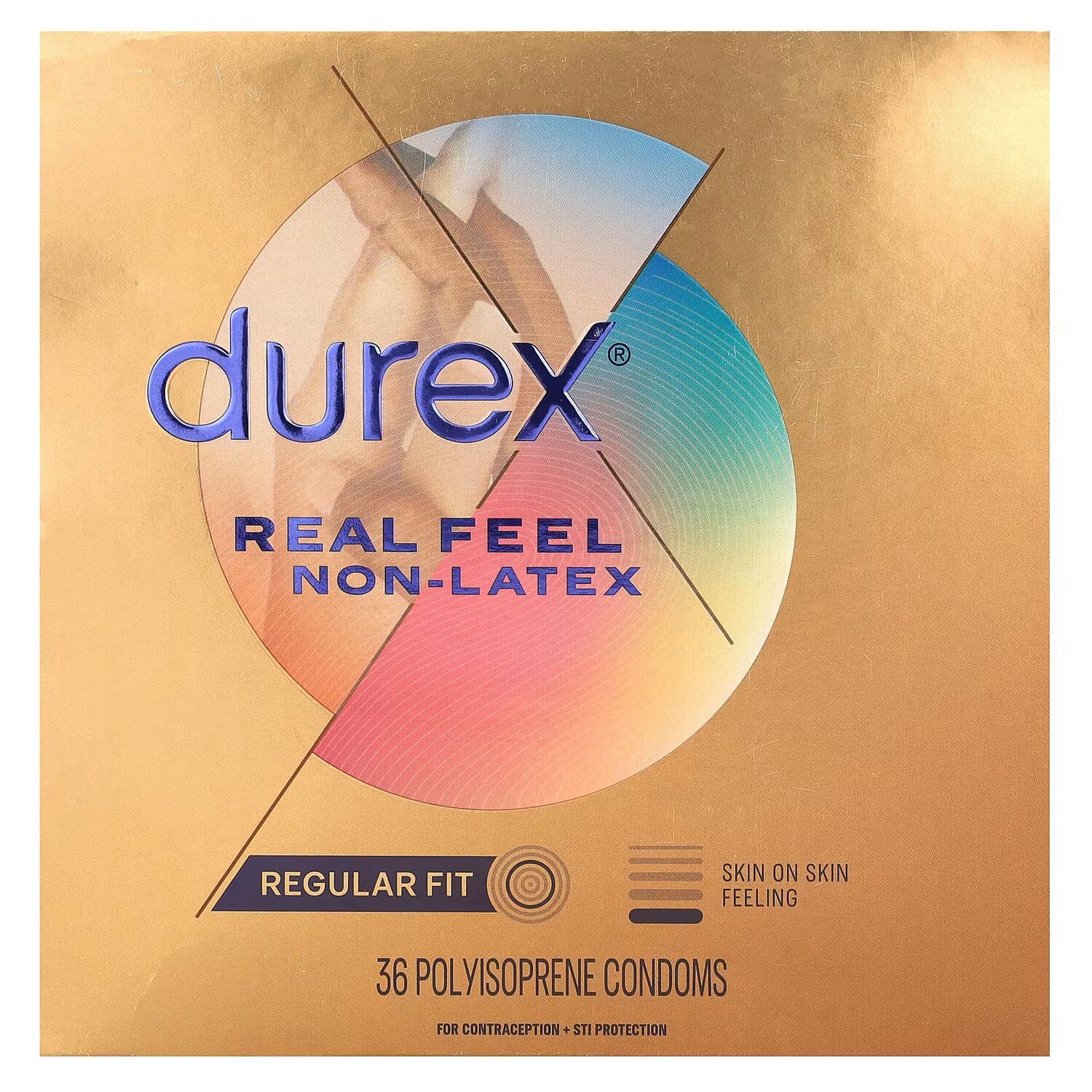 

Real Feel Без латекса, стандартной посадки, 36 полиизопреновых презервативов Durex