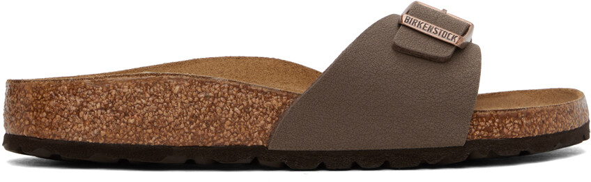 

Коричневые узкие босоножки Madrid Birkenstock
