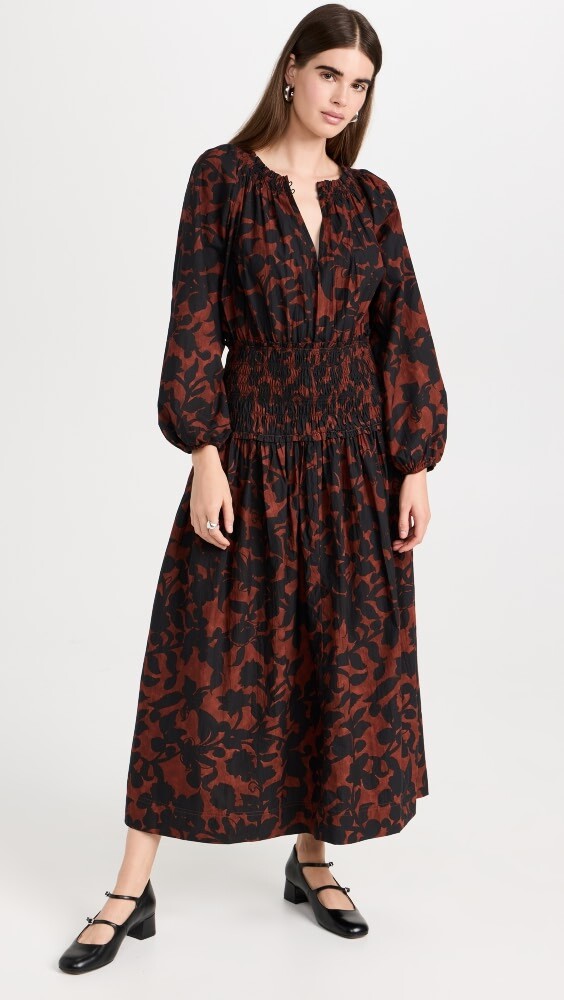 

Платье макси Apiece Apart Esparta Long Sleeve