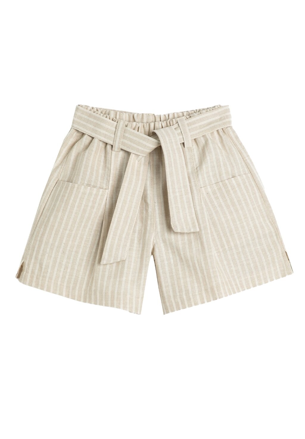 

Шорты BELT DETAIL POCKETS ELASTIC WAISTBAND Koton, цвет ecru